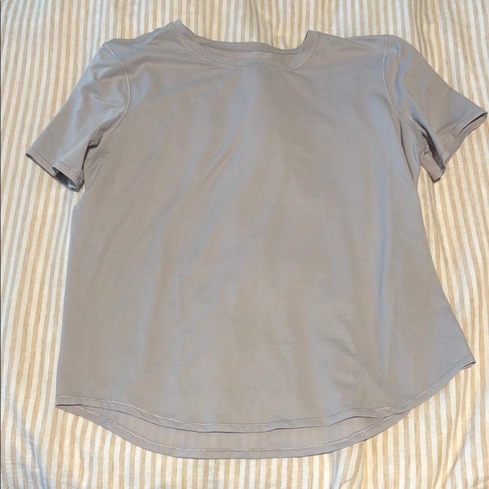 Lululemon Gray Running Shirt